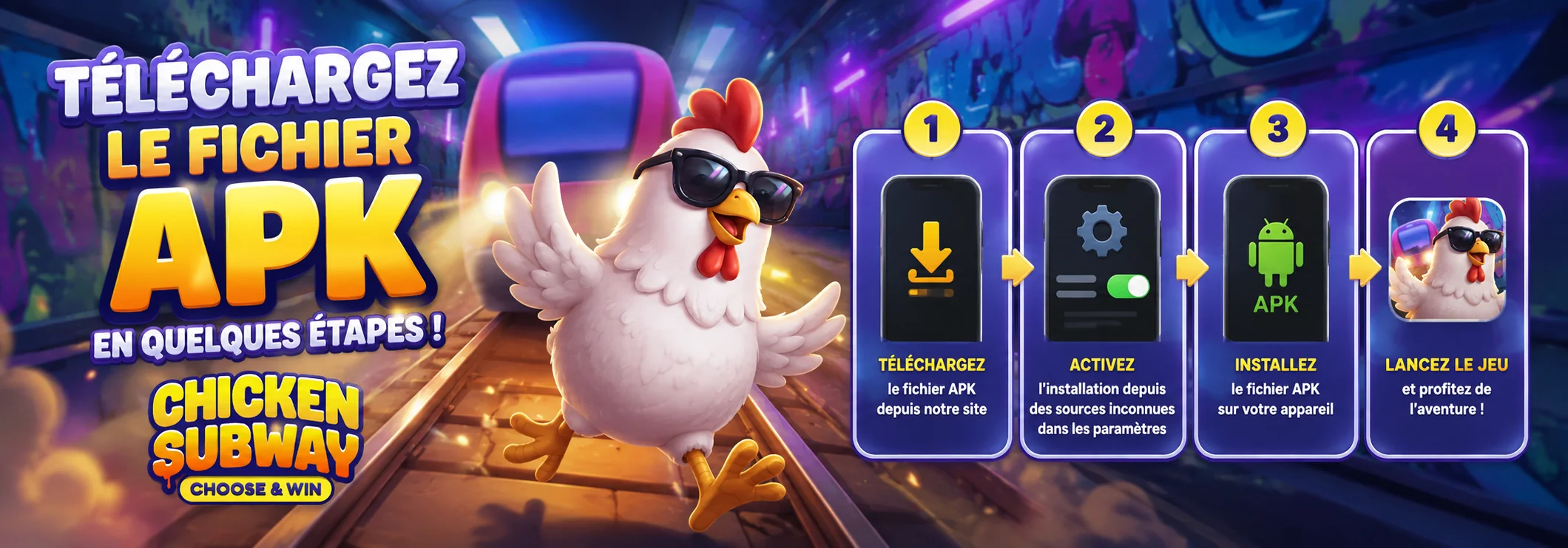 télécharger Chicken Subway APK